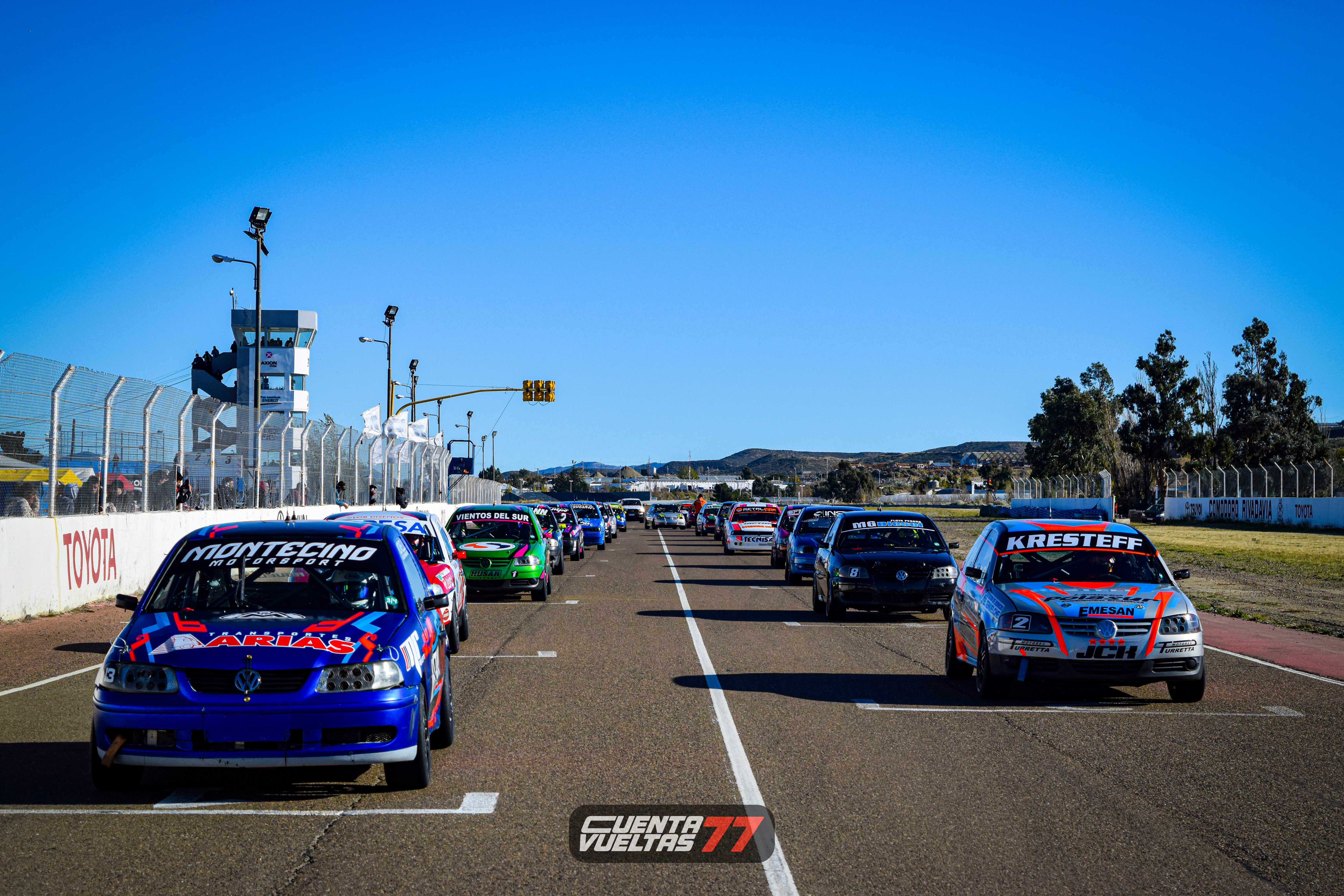 Acción en el Autódromo General San Martín durante el GP Iveco Fiorasi