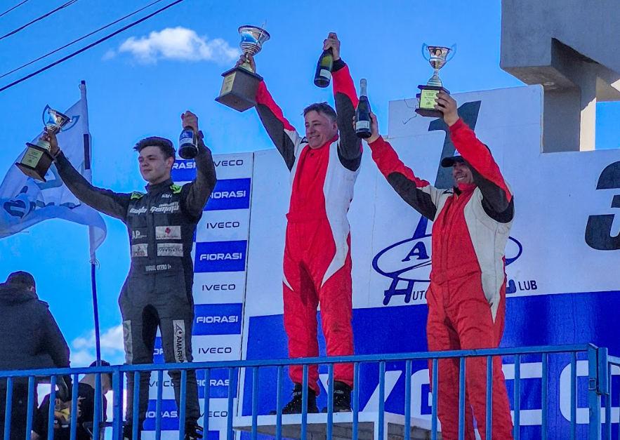 El podio de la fecha 9.